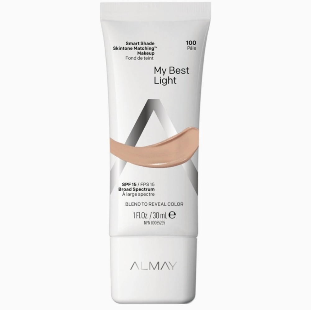 Skintone Matching Foundation by Almay, Smart Shade Face Makeup my best light